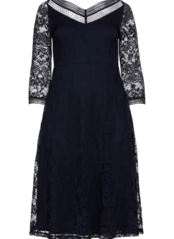 Abendkleid aus floraler Spitze