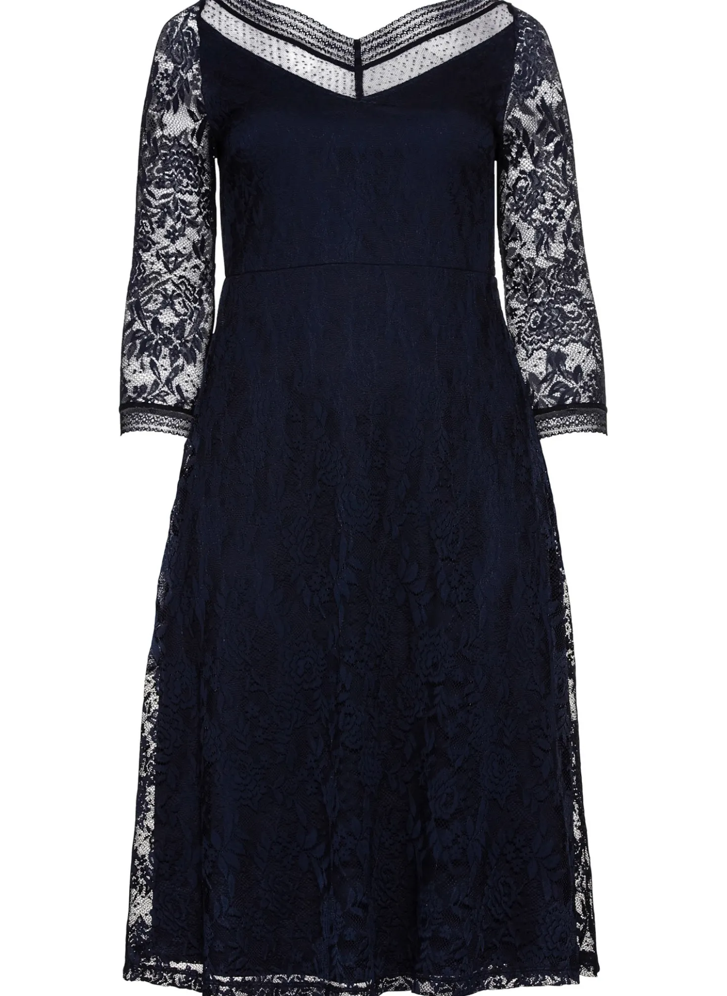 Abendkleid aus floraler Spitze