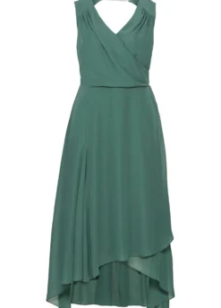 Abendkleid in Wickeloptik, aus Chiffon