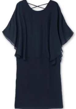 Abendkleid mit Fledermausärmeln