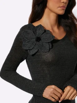 Ajourpullover mit Lyocell