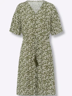 A-Linien-Kleid mit Bindeband