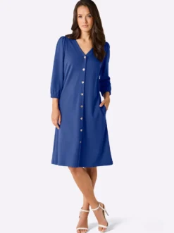 A-Linien-Kleid mit edlem Seiden-Schimmer