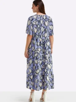 A-Linien-Kleid mit Volants