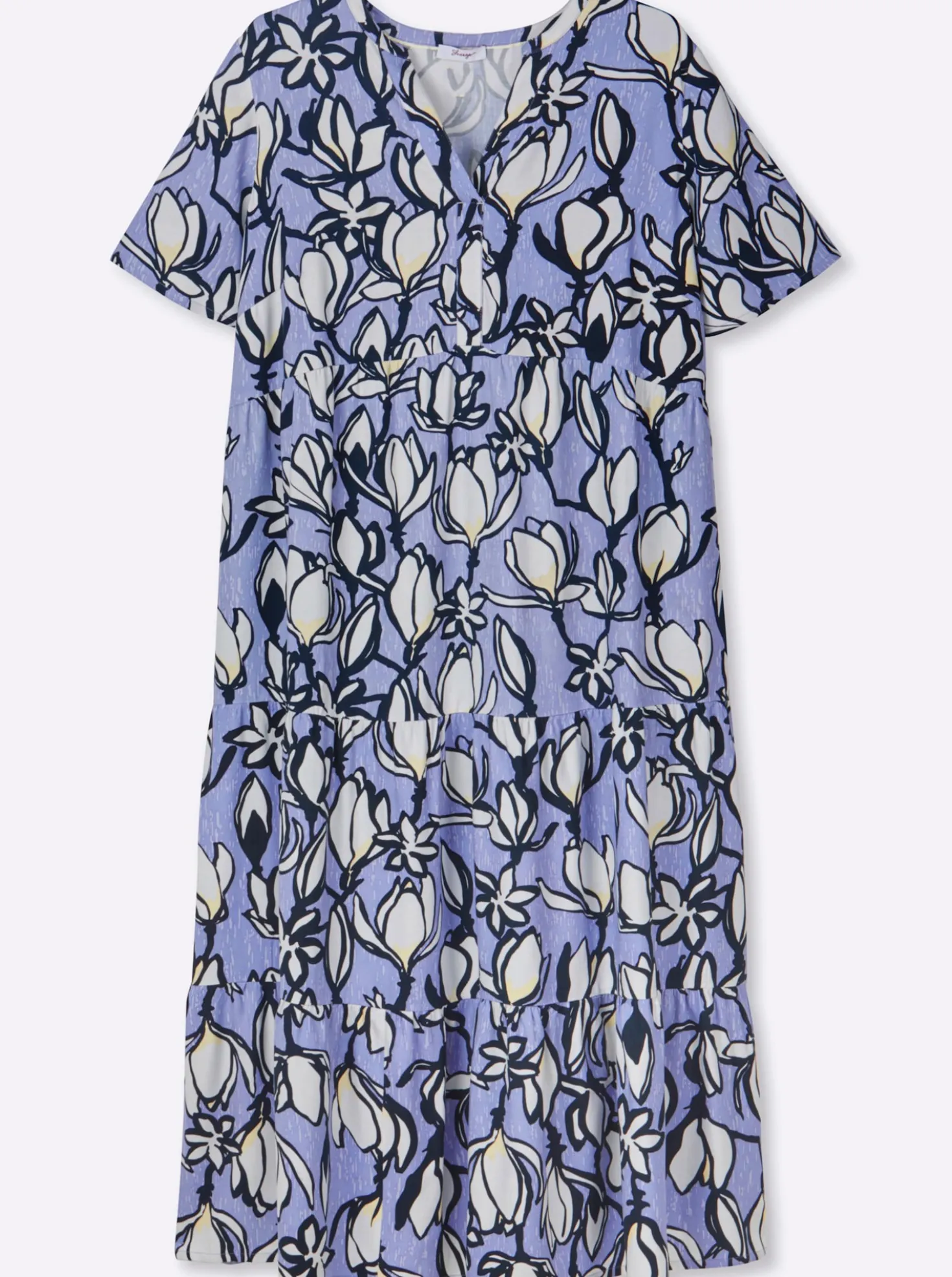 A-Linien-Kleid mit Volants