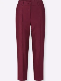 Anzughose in Jacquard-Struktur