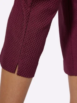 Anzughose in Jacquard-Struktur