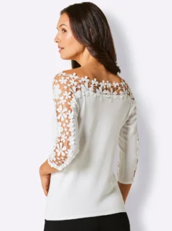 3/4-Arm-Pullover in weicher Lyocell-Qualität