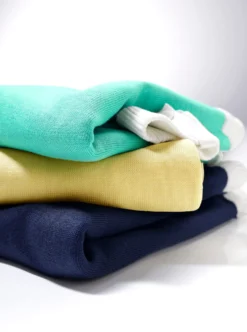 3/4-Arm-Pullover mit Seiden-Anteil