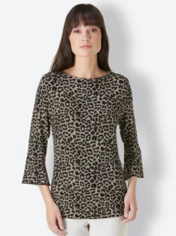 3/4-Arm-Shirt im Digitalprint
