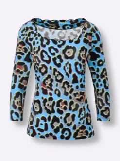 3/4-Arm-Shirt im exklusiven Digitalprint