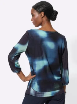 3/4-Arm-Shirt im Lagen-Look