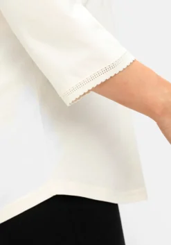 3/4-Arm-Shirt in leichter A-Linie