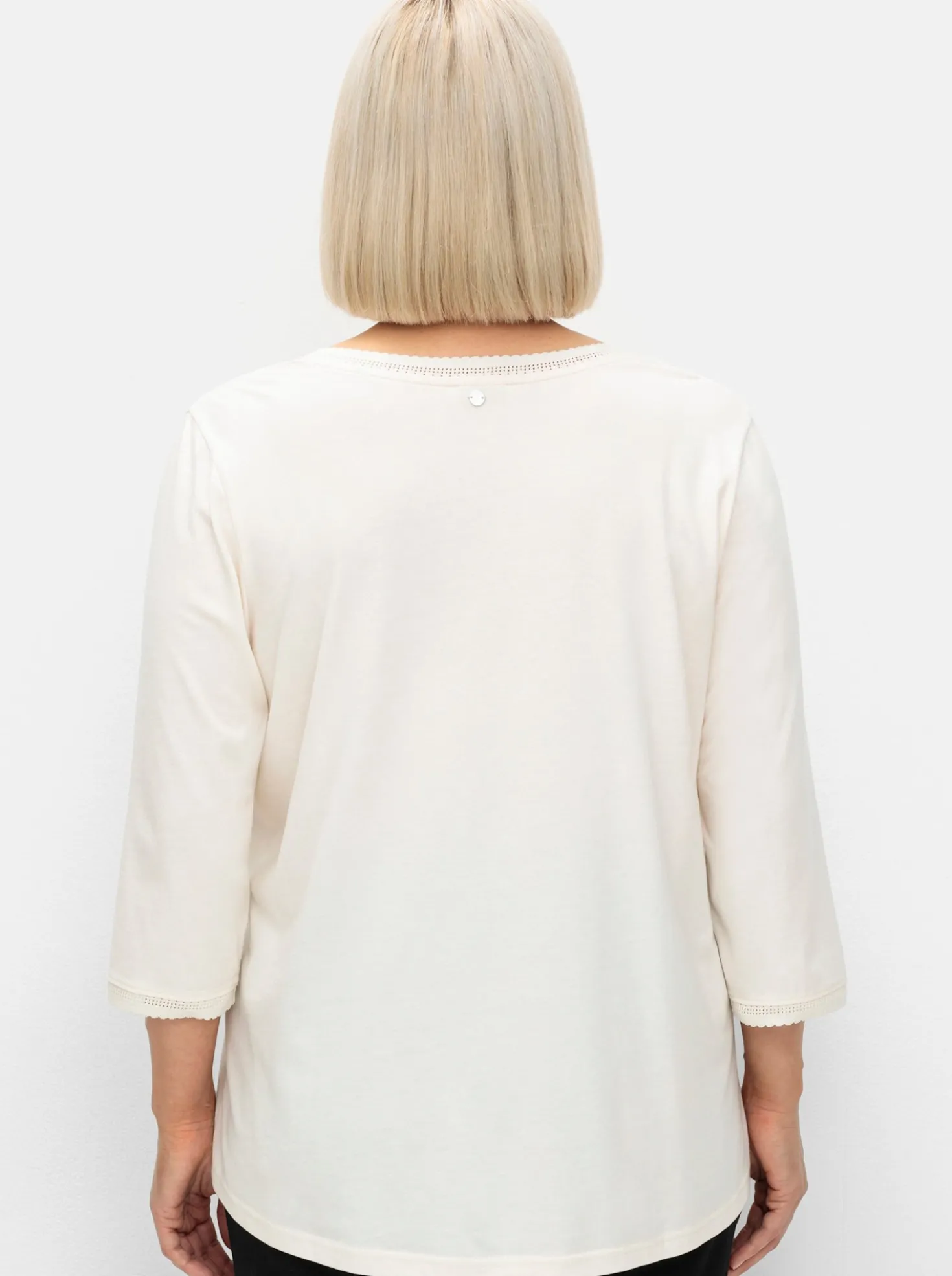 3/4-Arm-Shirt in leichter A-Linie