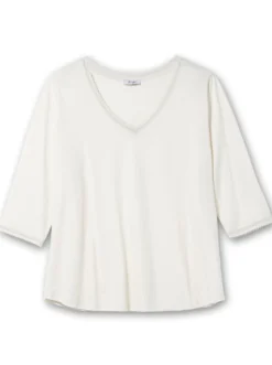 3/4-Arm-Shirt in leichter A-Linie
