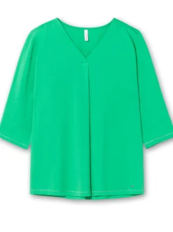 3/4-Arm-Shirt in leichter A-Linie