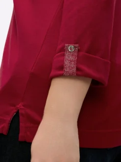 3/4-Arm-Shirt mit Glitzer-Details