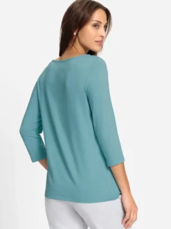 3/4-Arm-Shirt mit Glitzersteinchen
