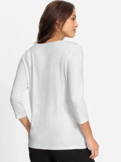 3/4-Arm-Shirt mit Glitzersteinchen