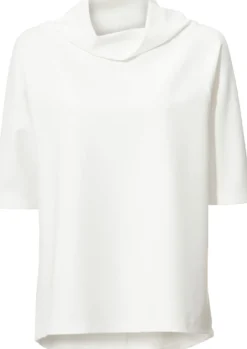 3/4-Arm-Shirt mit längerem Rücken
