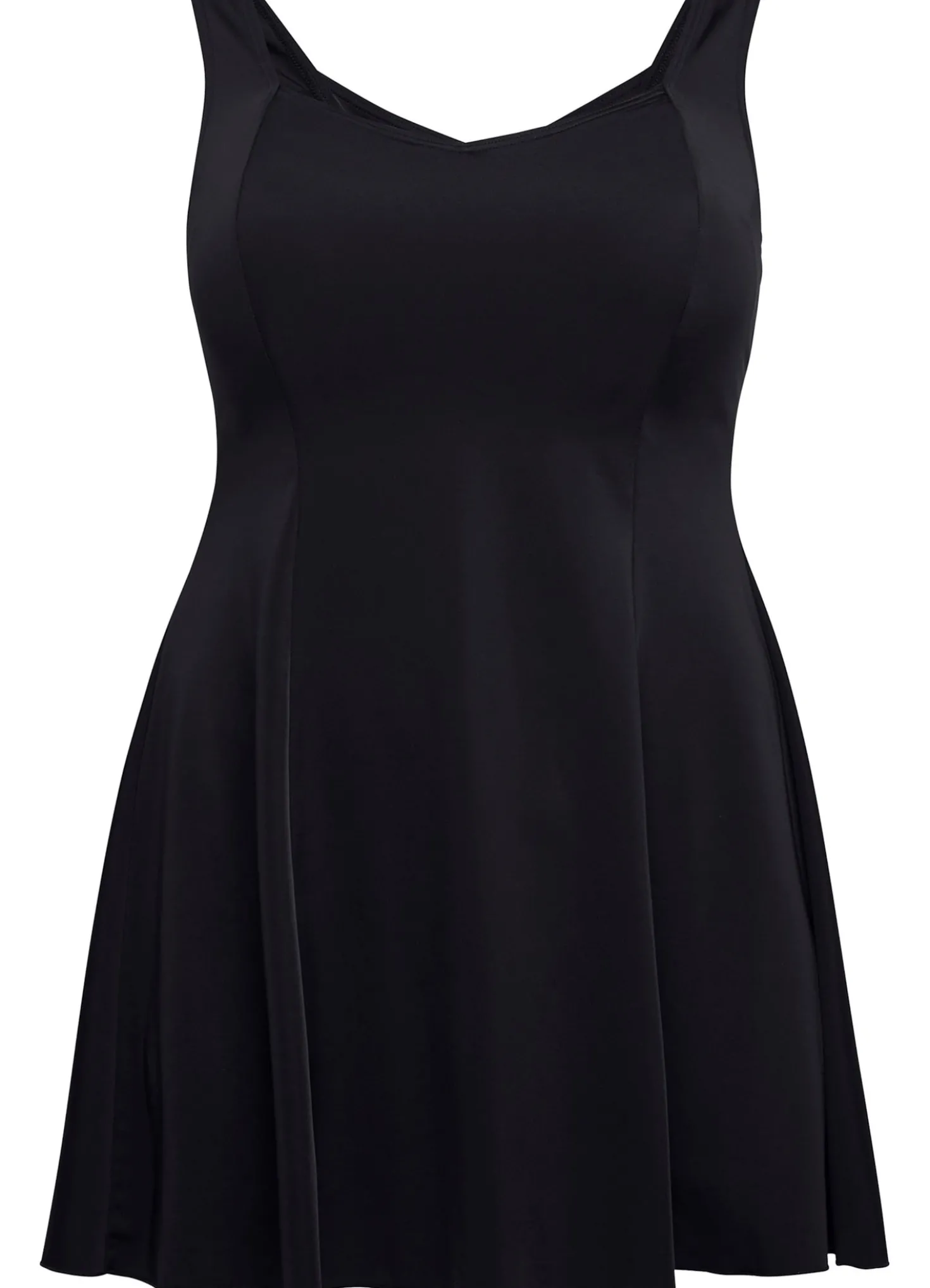 Badekleid mit integrierter Hose und Shaping-Effekt