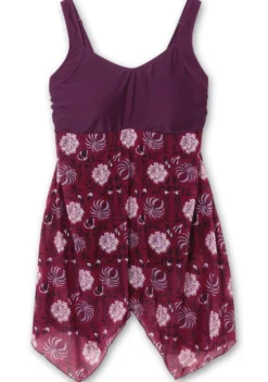 Badekleid mit Karree-Ausschnitt