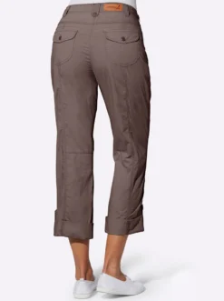 Baumwollhose mit krempelbaren Beinen