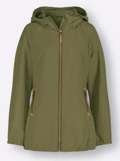 Übergangsjacke in Microfaser-Qualität
