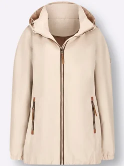 Übergangsjacke in Microfaser-Qualität