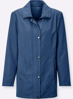 Übergangsjacke in Veloursleder-Optik
