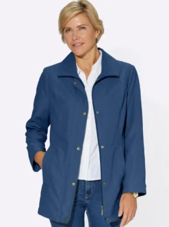 Übergangsjacke in Veloursleder-Optik