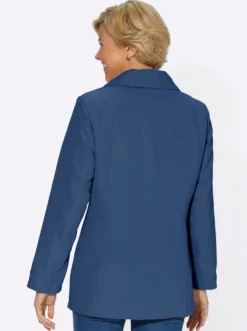 Übergangsjacke in Veloursleder-Optik