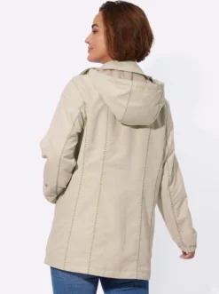 Übergangsjacke mit abknöpfbarer Kapuze