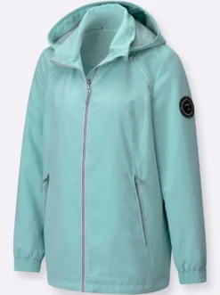 Übergangsjacke mit Tunnelzug auf Taillenhöhe
