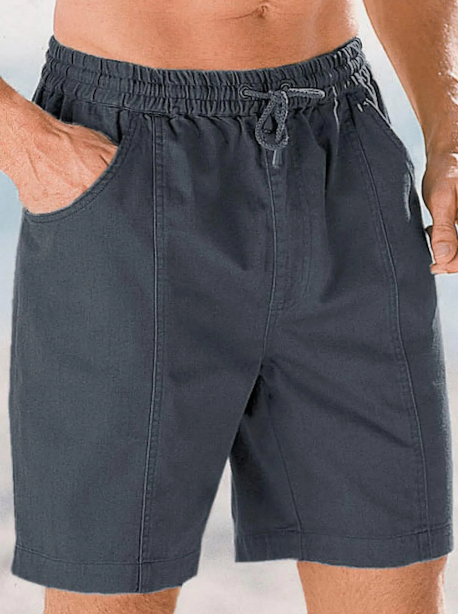 Bermudas mit breitem Gummizug