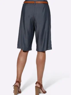 Bermudas mit Bundfalten