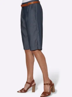 Bermudas mit Bundfalten