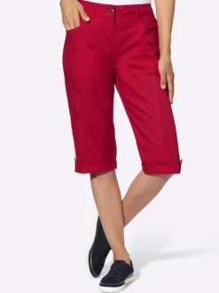 Bermudas mit Druckknopf am Bein