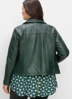 Bikerjacke aus weichem Lammnappa-Leder