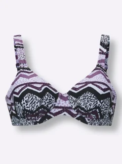 Bikini-Oberteil mit herausnehmbaren Softcups