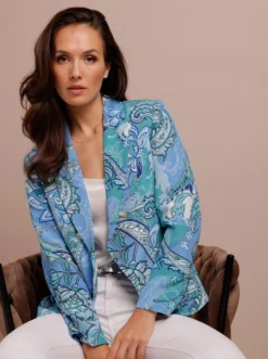 Blazer aus reiner, edler Seide