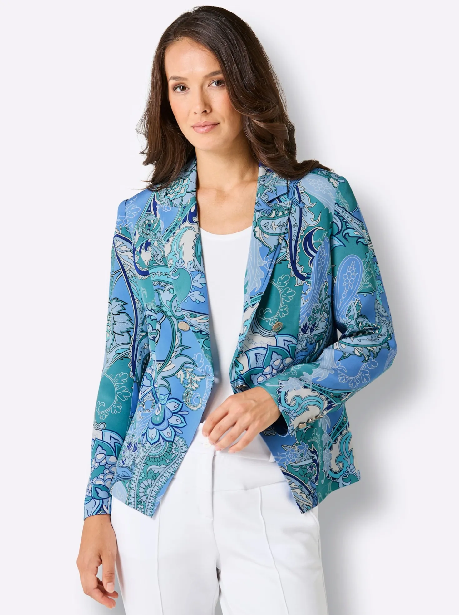 Blazer aus reiner, edler Seide