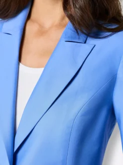 Blazer in Baumwoll-Seiden-Mischung