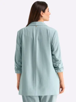 Blazer mit Nadelstreifen und 3/4-Arm