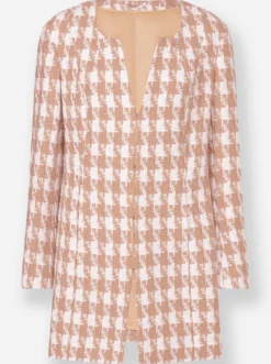 Blazer mit Pepita-Dessin