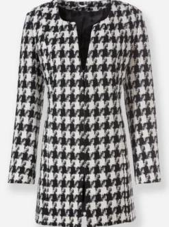 Blazer mit Pepita-Dessin