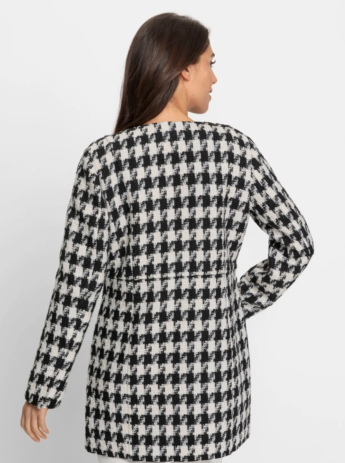 Blazer mit Pepita-Dessin