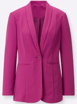 Blazer mit Schalkragen