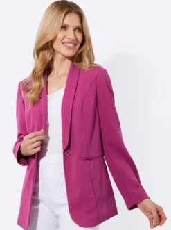 Blazer mit Schalkragen