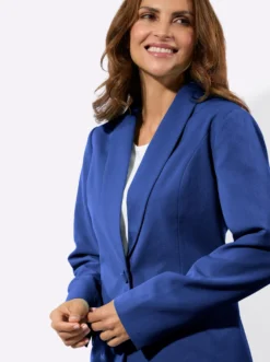 Blazer mit Schulterpolstern